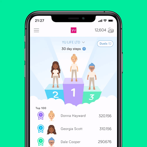 Yumoji’s standing on the leaderboard.